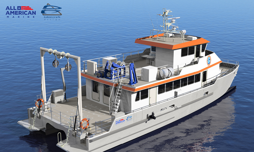 All American Marine Begins Construction on Multi-Purpose Research Vessel All American Marine Begins Construction on Multi-Purpose Research Vessel