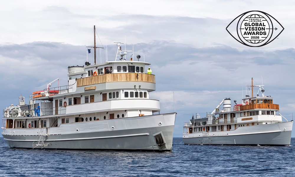 The Boat Company Receives Travel + Leisure Global Vision Award for Eco-Friendly Travel