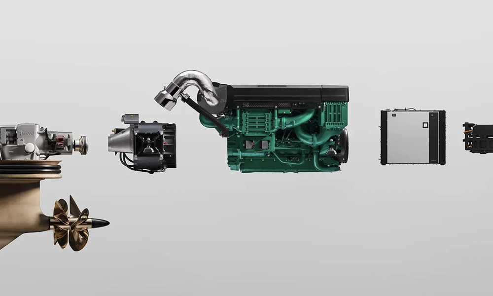 Volvo Penta Introduces New IPS Hybrid for Professional Vessels