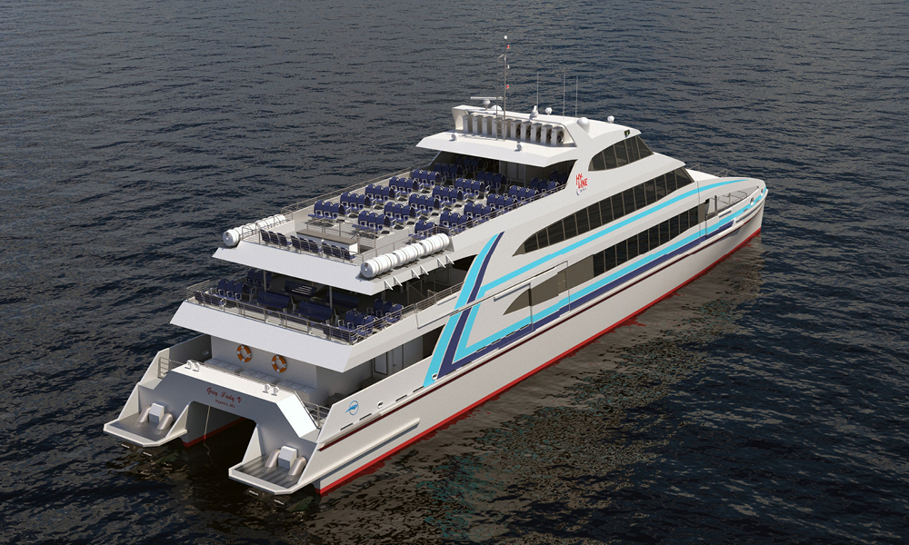 Construction Underway on Catamaran Ferry for Hy-Line Cruises